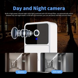 1pc WIFI Of Smart Video Doorbell, Infrared Night Vision, Mobile Phone APP Remote Operation, Variable Sound, Safe And Reliable, Suitable For Women Living Alone (girlfriend, Lover, Best Friend, Parents)