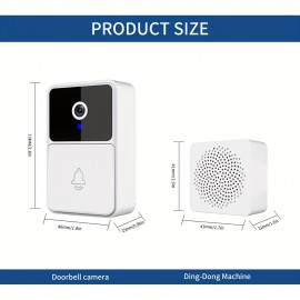 1pc WIFI Of Smart Video Doorbell, Infrared Night Vision, Mobile Phone APP Remote Operation, Variable Sound, Safe And Reliable, Suitable For Women Living Alone (girlfriend, Lover, Best Friend, Parents)