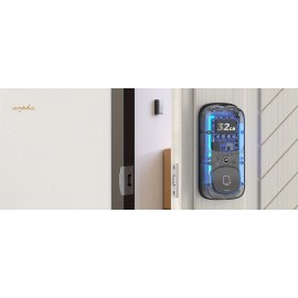 AL501 Arpha 2K WiFi Smart Lock For Door With 32 GB Storage, Multi-Function Entry Lock For Front Door With Keypad: Doorbell, Fingerprint, Key Entry, Password Entry, One-Click Lock/Unlock, App Control, 2-Way Audio, Motion Detection