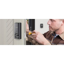 AL501 Arpha 2K WiFi Smart Lock For Door With 32 GB Storage, Multi-Function Entry Lock For Front Door With Keypad: Doorbell, Fingerprint, Key Entry, Password Entry, One-Click Lock/Unlock, App Control, 2-Way Audio, Motion Detection