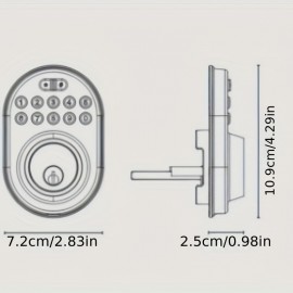 Smart Lock, Electronic Lock, Smart Deadbolt Lock, Keyless Lock, Password Lock