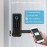 Black Fingerprint Door Lock, Heavy Duty Keyless Entry Door Lock, Smart Door Lock, WiFi Keypad Door Locks, Electronic Digital Lock With Reversible Handle, Free App, Fobs, Code