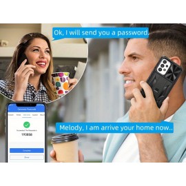Black Fingerprint Door Lock, Heavy Duty Keyless Entry Door Lock, Smart Door Lock, WiFi Keypad Door Locks, Electronic Digital Lock With Reversible Handle, Free App, Fobs, Code