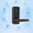 Black Fingerprint Door Lock, Heavy Duty Keyless Entry Door Lock, Smart Door Lock, WiFi Keypad Door Locks, Electronic Digital Lock With Reversible Handle, Free App, Fobs, Code