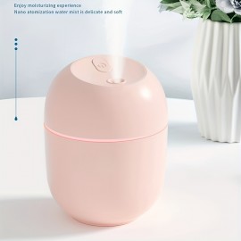 Mini Humidifier, USB Personal Desktop Humidifier For Car, Office Room, Bedroom, Etc. Auto Shut-Off, 2 Mist Modes, Super Quiet