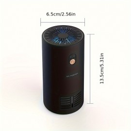 USB-Powered Negative Ion Air Purifier for Cars & Home - Eliminates Formaldehyde, Smoke Odors, and Improves Indoor Air Quality