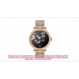 Elegant Womens Smart Watch - Wireless Calling & Fitness Tracking - Step Counter & Message Alerts, Ideal for iPhone/Android Users