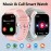 Large Dial Smart Watch, Wireless Call Answering/rejection, Sports Monitoring, Multiple APP Text Message Reminder Viewing, Compatible With IPhone/Andriod