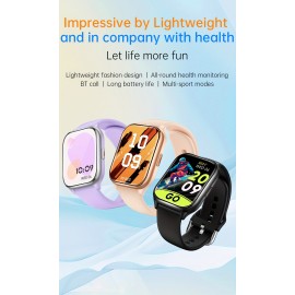 New Stylish Smartwatch, IPX8 1ATM Waterproof For The Gym, Swimming, For Men Ios Phones, Texting And Calling, For Health Steward, Whatsapp, Women Android Phones, Ai Voice, Music, Outdoor Sports Watch, Pedometer, Calorie, Alarm Clock, Calculator, Sleep