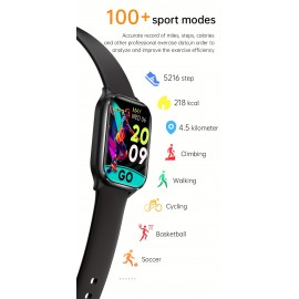 New Stylish Smartwatch, IPX8 1ATM Waterproof For The Gym, Swimming, For Men Ios Phones, Texting And Calling, For Health Steward, Whatsapp, Women Android Phones, Ai Voice, Music, Outdoor Sports Watch, Pedometer, Calorie, Alarm Clock, Calculator, Sleep