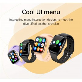 New Stylish Smartwatch, IPX8 1ATM Waterproof For The Gym, Swimming, For Men Ios Phones, Texting And Calling, For Health Steward, Whatsapp, Women Android Phones, Ai Voice, Music, Outdoor Sports Watch, Pedometer, Calorie, Alarm Clock, Calculator, Sleep