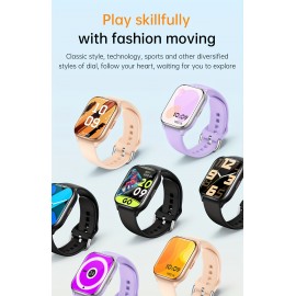 New Stylish Smartwatch, IPX8 1ATM Waterproof For The Gym, Swimming, For Men Ios Phones, Texting And Calling, For Health Steward, Whatsapp, Women Android Phones, Ai Voice, Music, Outdoor Sports Watch, Pedometer, Calorie, Alarm Clock, Calculator, Sleep