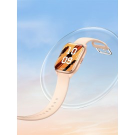 New Stylish Smartwatch, IPX8 1ATM Waterproof For The Gym, Swimming, For Men Ios Phones, Texting And Calling, For Health Steward, Whatsapp, Women Android Phones, Ai Voice, Music, Outdoor Sports Watch, Pedometer, Calorie, Alarm Clock, Calculator, Sleep