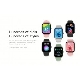Smart Watch IP68 Waterproof With 1.83 Full Touch Screen Smartwatch And 100+ Exercise Sports Modes, Weather, Music Controls, Voice Assistant Fitness All-day Body Monitoring Watches With Gift For Men And Women