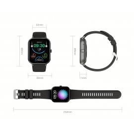Smart Watch IP68 Waterproof With 1.83 Full Touch Screen Smartwatch And 100+ Exercise Sports Modes, Weather, Music Controls, Voice Assistant Fitness All-day Body Monitoring Watches With Gift For Men And Women