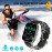 Smart Watch IP68 Waterproof With 1.83 Full Touch Screen Smartwatch And 100+ Exercise Sports Modes, Weather, Music Controls, Voice Assistant Fitness All-day Body Monitoring Watches With Gift For Men And Women