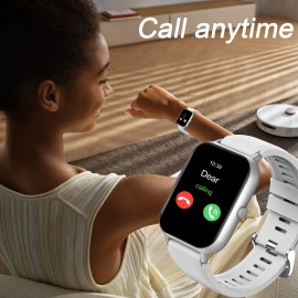 Smart watch wireless calling dial calling reminder and rejection for IPhone for Andriod Suitable for men and women sports watches  Change Wallpaper