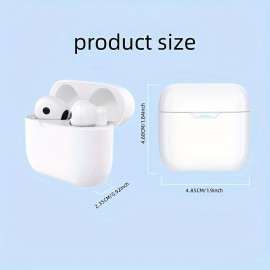 True Wireless Earbuds - Advanced TWS, Crystal-Clear HD Mic, Immersive HIFI Sound - Stylish Wireless Earbuds For Unmatched Audio, Smart Headset Earphone Wite Charging Case, Compatible With Android IOS Devices