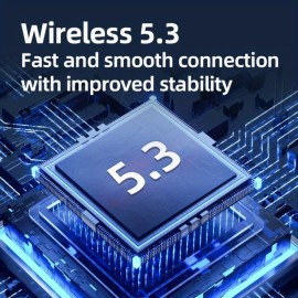Wireless Headphones, LED Battery Display, High-Quality Music Game Headphones, With Microphone For Android & IOS