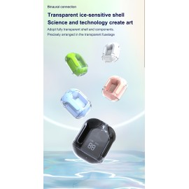 Wireless Headphones, LED Battery Display, High-Quality Music Game Headphones, With Microphone For Android & IOS