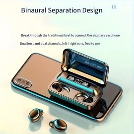 TWS Wireless BT Earphones Wireless In Ear Hi-fi Stereo Headphone Sports Earbuds Headsets With Microphone