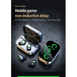Wireless Headset High Quality Noise Reduction In-Ear Sports Game Ultra Long Life New Model With Excellent Sound Quality And Digital Display Can Provide Emergency Charging For Mobile Phones