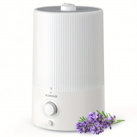 Humidifiers For Bedroom, 4L Top Fill Cool Mist Humidifiers For Home Large Room, Baby Nursery And Plant, Easy To Clean Air Humidifier With Oil Diffuser, Night Light, 360° Nozzle, Quiet, 50 Hours