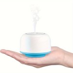 Tikaton Travel Humidifier, Portable Personal Humidifier Mini With Collapsible Water Tank (Upgraded Version), USB Powered Cool Mist Humidifier Car, Office, Bedroom