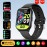 New Stylish Smartwatch, IPX8 1ATM Waterproof For The Gym, Swimming, For Men Ios Phones, Texting And Calling, For Health Steward, Whatsapp, Women Android Phones, Ai Voice, Music, Outdoor Sports Watch, Pedometer, Calorie, Alarm Clock, Calculator, Sleep