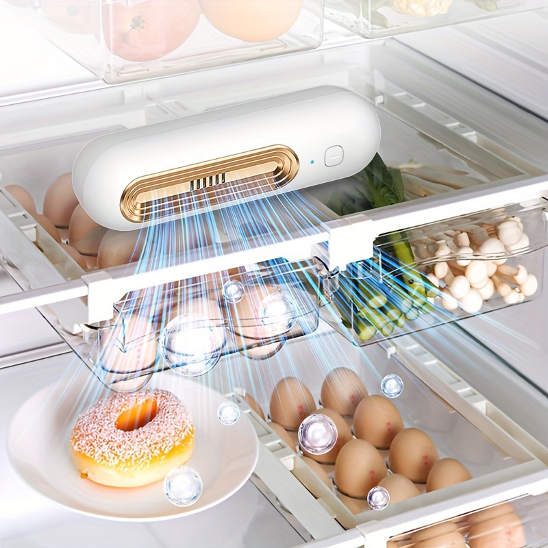 kitchen refrigerator odor remover usb charging portable model deodorant disinfection odor removal   details 0