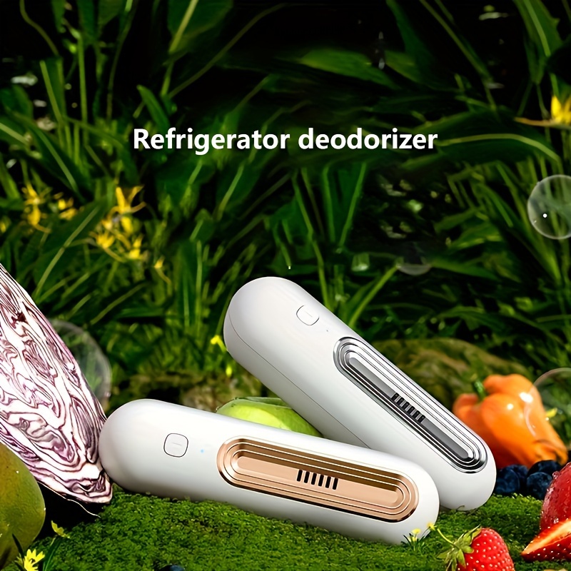 kitchen refrigerator odor remover usb charging portable model deodorant disinfection odor removal   details 4
