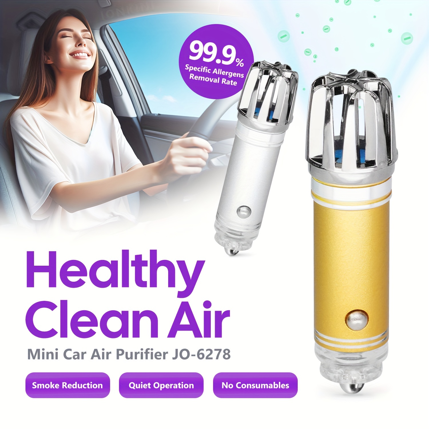 mini car   ionizer 12v plug in car air freshener to remove smoke smell pm2 5 pollen bacteria to reduce bad odors rv auto decoration gift car interior accessory details 0
