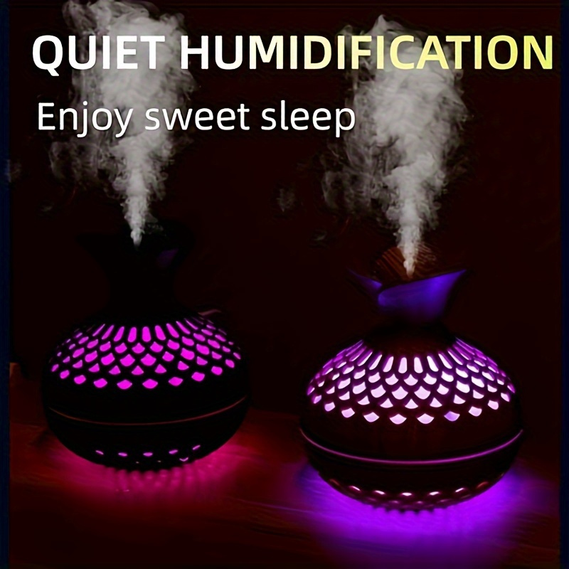 elegant 300  grain aromatherapy lamp humidifier enhances air quality with soothing lighting   inspired design usb powered perfect for any room details 4