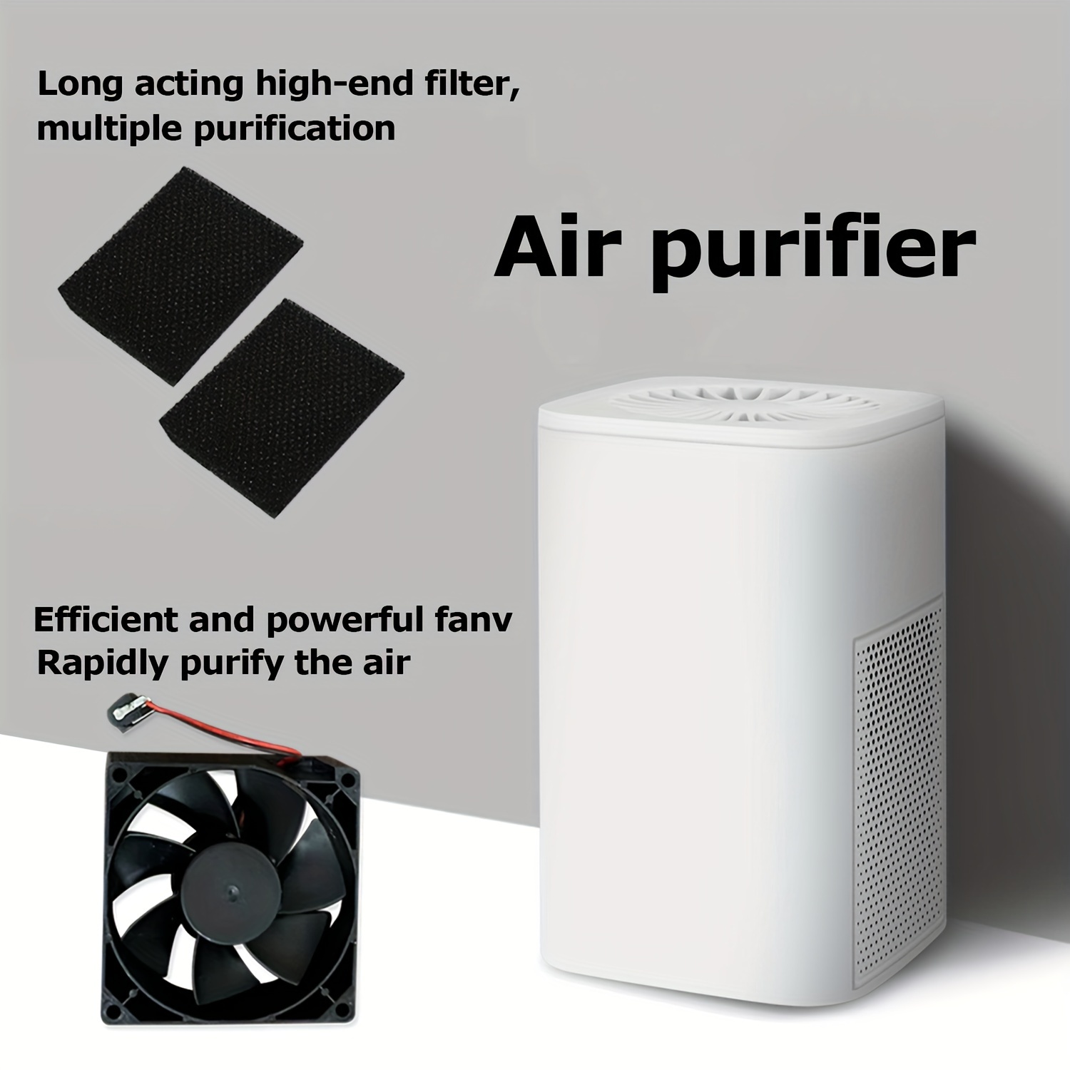 2024 new   home office desktop mini air anion purifier to remove formaldehyde sleep at ease details 3