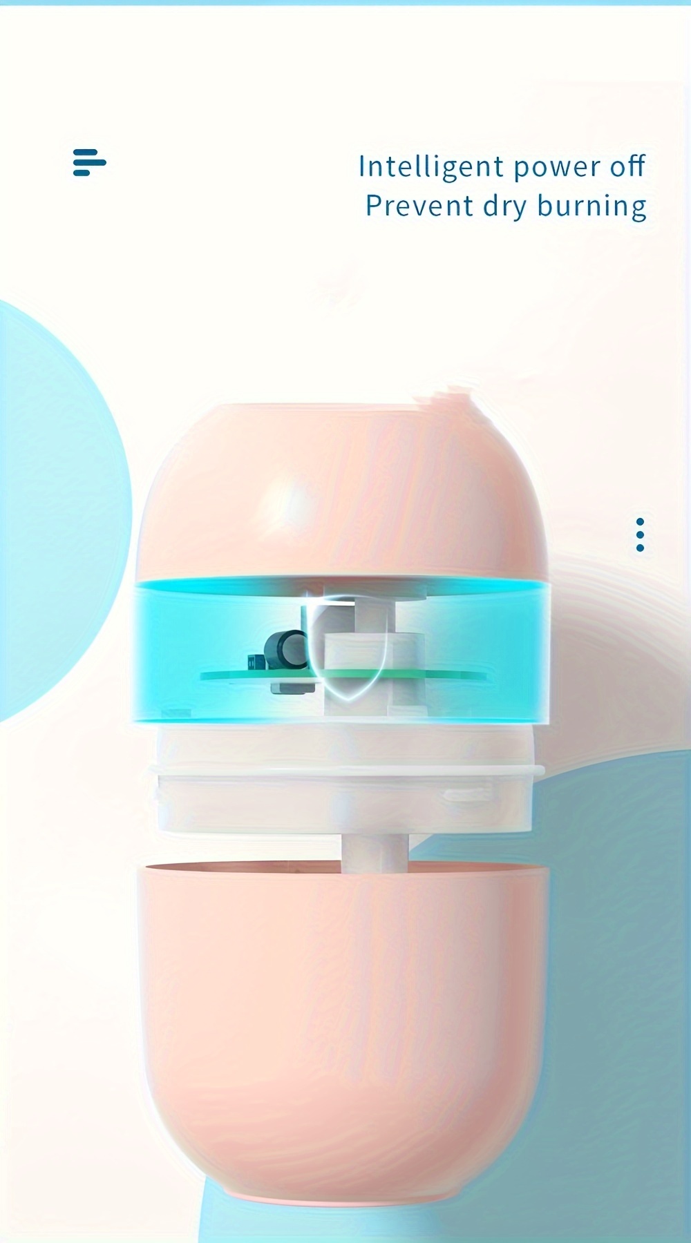mini humidifier usb personal desktop humidifier for car office room bedroom etc auto shut off 2 mist modes super quiet details 2