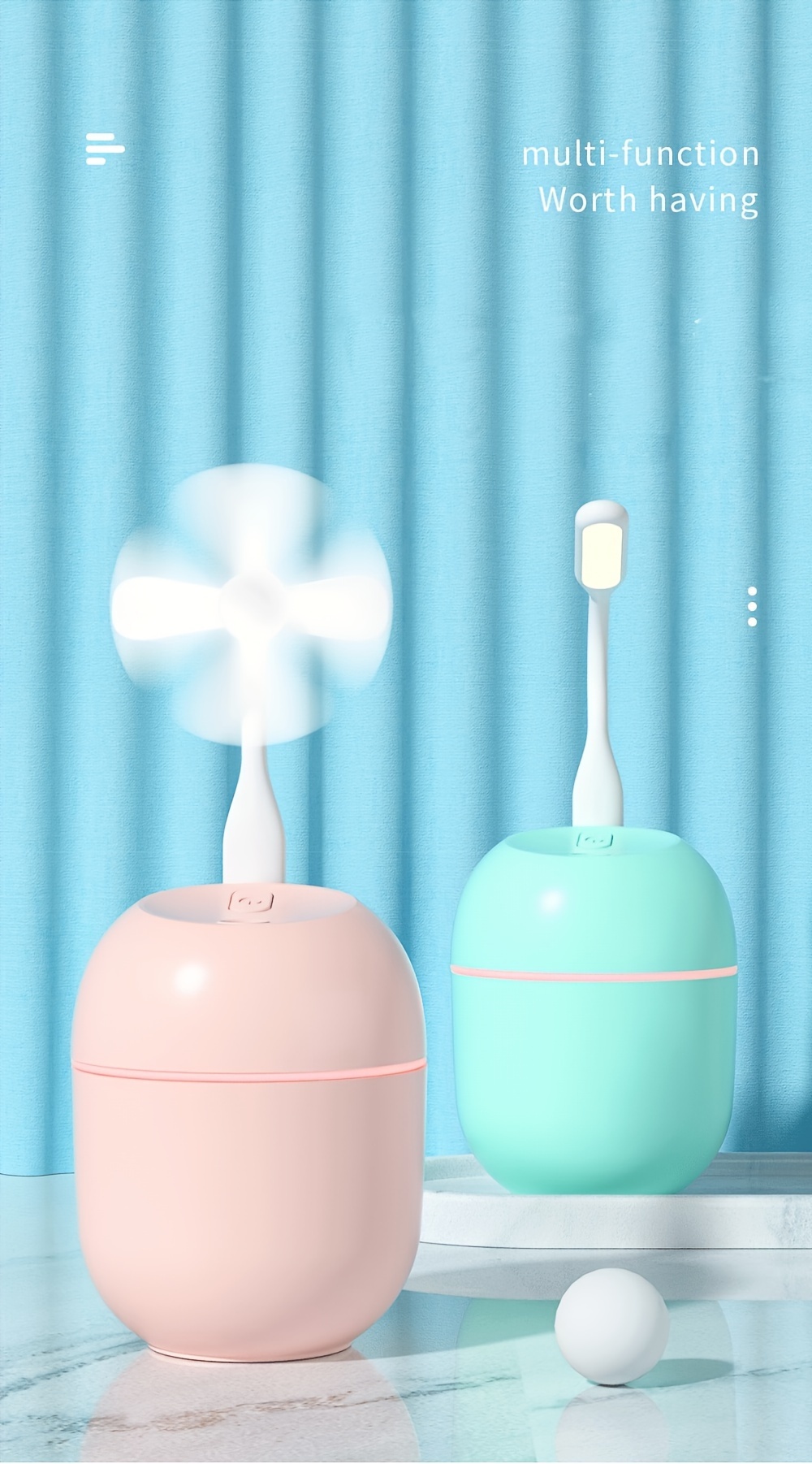 mini humidifier usb personal desktop humidifier for car office room bedroom etc auto shut off 2 mist modes super quiet details 4