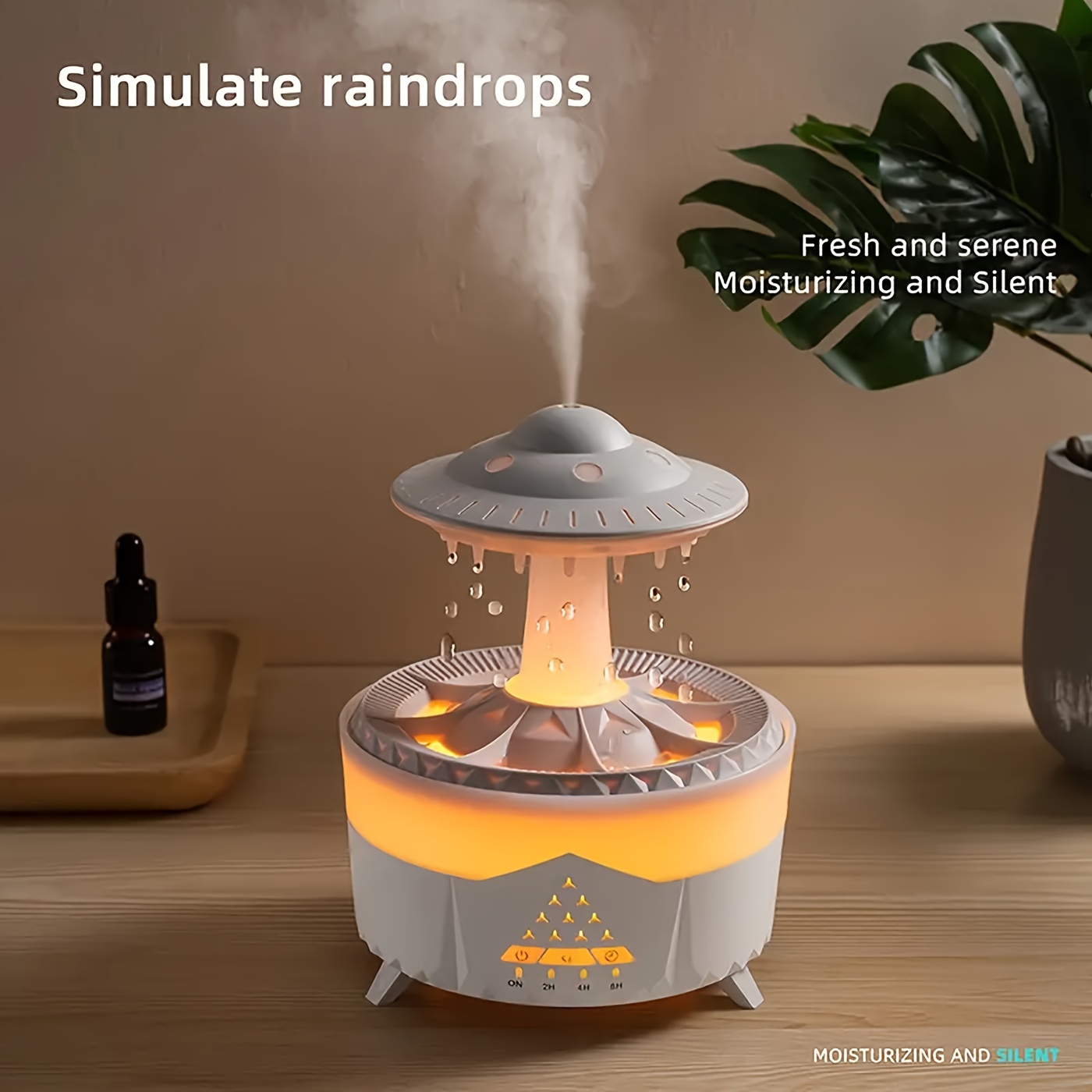 simulated water drop humidifier large capacity smart aromatherapy diffuser ideal for home intuitive atomization technology details 0