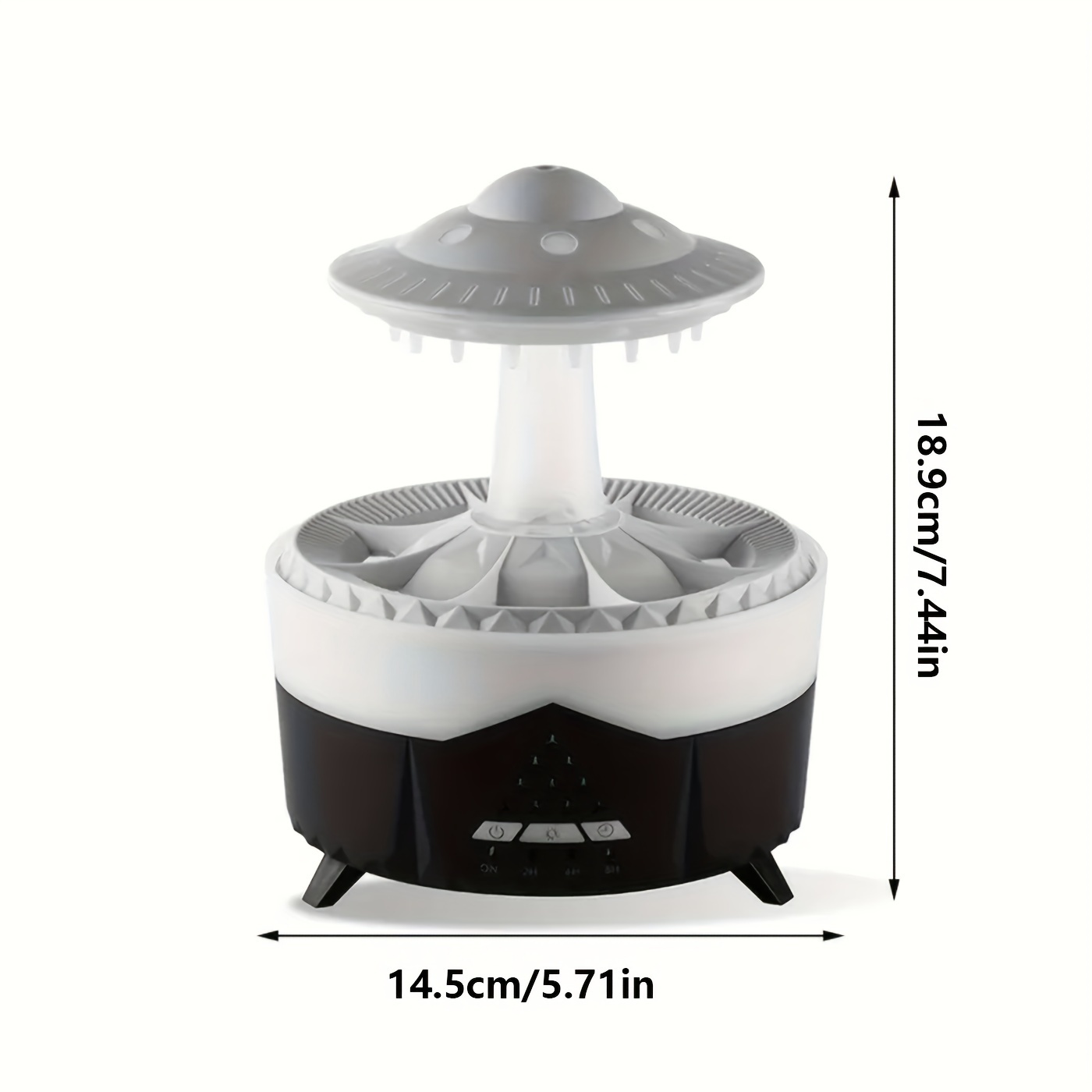 simulated water drop humidifier large capacity smart aromatherapy diffuser ideal for home intuitive atomization technology details 1