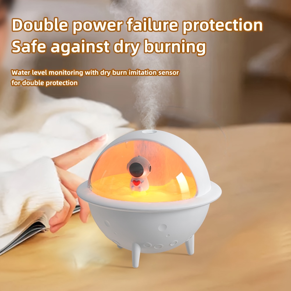  space ball humidifier portable humidifier usb desktop humidifier cold mist silent ultrasonic aromatherapy diffuser suitable for cars offices bedrooms 2 mist modes details 2