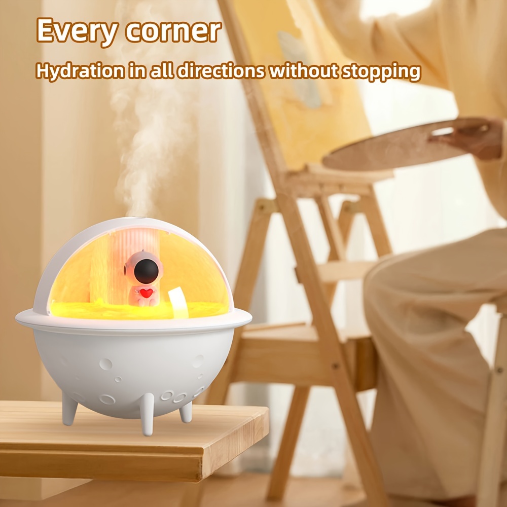   space ball humidifier portable humidifier usb desktop humidifier cold mist silent ultrasonic aromatherapy diffuser suitable for cars offices bedrooms 2 mist modes details 4