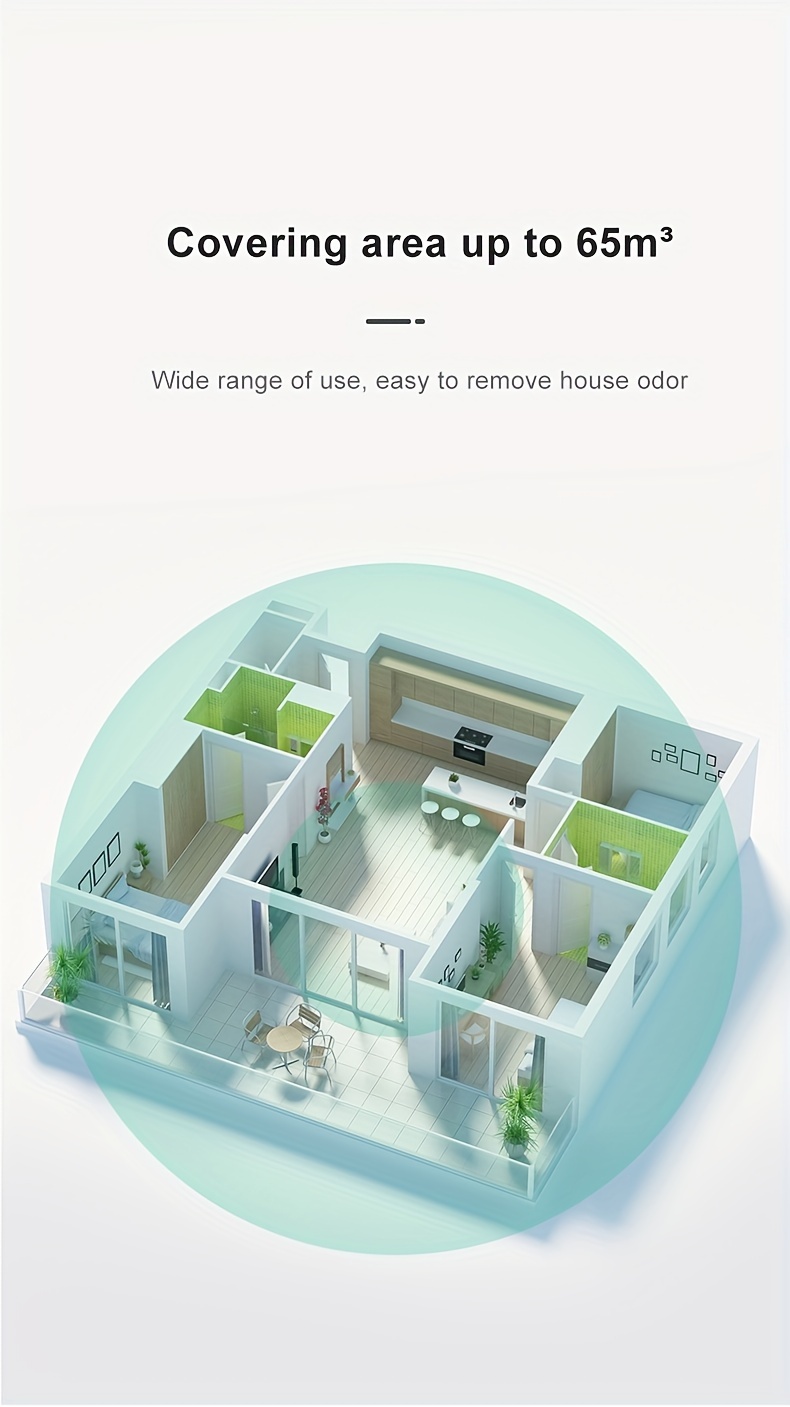 2024 new   small household usb silent odor removal smoke dust mini portable purifier details 7