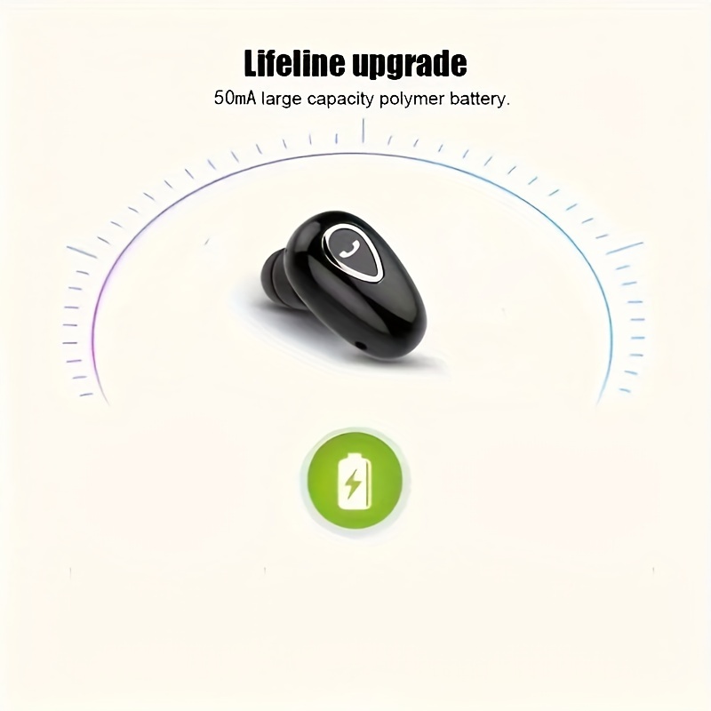 wireless in ear invisible earbuds handsfree headset stereo headset details 0