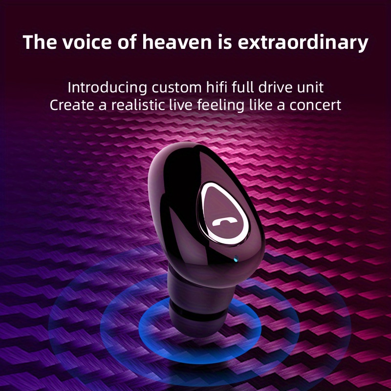 wireless in ear invisible earbuds handsfree headset stereo headset details 4